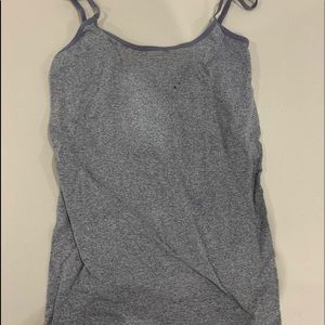 grey tank top
